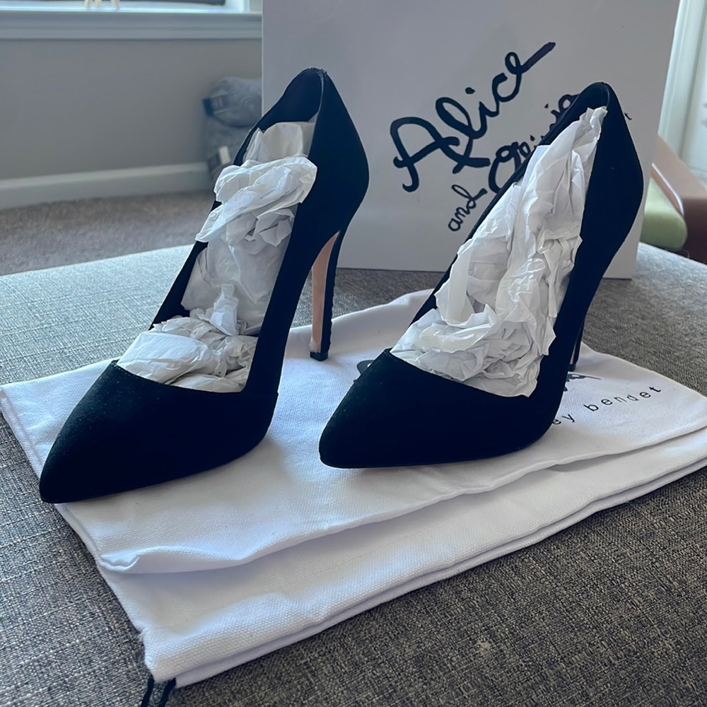 Black heels